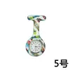 Popular Reloj de Pulsera Redondo para Enfermera con Transferencia de Agua y Estampado Colorido, Correa de Silicona, Reloj de Moda Universal para Estudiantes Mujeres, Esfera al por Mayor