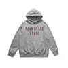 Ess Nova Marca de Moda High Street Jerry Moletom com Capuz Solto Estampa de Letras do Estado Estilo Americano para Homens no Outono e Inverno