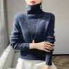 Suéter de Tricô Gola Alta Slim Fit Transfronteiriço, Novo Outono/Inverno 2026 Feminino Macio Pulôver