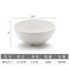 Tazón de melamina palillos tazón caótico para fideos de arroz tazón comercial de plástico porcelana para fideos tazón para avena de desayuno tazón para sopa tazón engrosado