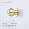 Manija de Tirador Redonda Multicolor de Aleación de Zinc Estilo Americano Lujo Ligero para Puerta de Gabinete de Cocina Manija de Agujero Único Manija de Cajón de Dormitorio