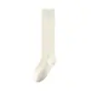 Meias de Lã de Espessura Média para Meninas no Outono e Inverno, 32cm de Comprimento, Altura do Joelho, Antiderrapantes, Sem Costura, Marrom, Tubo Longo Macio e Quente