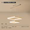 Uau, o Lustre da Sala de Estar é uma Luminária Moderna Minimalista Estilo Nórdico para a Sala de Jantar, Apresentando um Design Minimalista de Vela Branca, uma Grande Luminária Principal