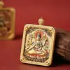 Montanha Wutai Cinco Senhores Thangka de Alto Padrão Doze Signos do Zodíaco Guardião Thangka de Relevo 3D Dupla Face Novo Modelo Ornamento de Pendurar