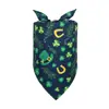 Bandanas a Cuadros de Dibujos Animados para Mascotas, Bandanas Triangulares para Perros y Gatos, Bufanda, Bandana Triangulada de Flor para Cintura de Mascota Venta al por Mayor