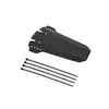 Sukou Protector de Guardabarros Bicicleta de Carretera Protector de Lluvia para Tija de Sillín Delantera/Trasera Accesorios de Ciclismo Equipo Patrón de Fibra de Carbono