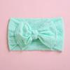 Europeo y Americano Bebé Nylon Lazo Ancho Correa para el Cabello Borde de Bola de Pelo de Bebé Cielo Estrella de Bebé Diadema para Niña Calcetines de Seda Tocado