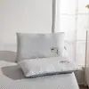 Funda de almohada de frijol Cloud sense individual engrosada funda de almohada fresca de verano para niños fresca bordada funda de almohada para el hogar fresca transpirable Frijol