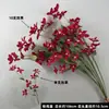 Arte Floral para Casamento Flor Vermelha Material de Fundo Decoração Ikebana Rosa Eucalipto Arranjo para Sala de Estar Interna