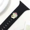 Nuevo Anillo Decorativo para Correa de Apple Watch Tachuelas Decorativas de Hongo Accesorios Decorativos de Correa de Silicona Samsung Huawei