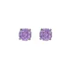 Pendientes de Plata de Ley 925 con Circonita Corte Rosa para Mujer, Lujo Sencillo y Accesible, Pendientes Básicos Exquisitos de Moda y Personalizados 9484A