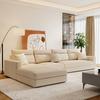 Sofá Nórdico de Tela Combinación para Sala de Estar Venta al por Mayor Simple Moderno Departamento Pequeño Esquina Sofá de Látex de Tela Tecnológica Concubina Imperial