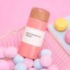 Copo de Bolso com Grão de Madeira Aço Inoxidável 304 Isolado Copo Criativo para Meninas Garrafa de Água Isolada Portátil