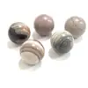 Amazon Cross-Border Venda Quente Cristal Rosa Natural 20mm Contas Redondas Não Porosas Pedra Solta Acessórios para Pulseira DIY Fabricante Atacado