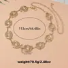 El accesorio más vendido de Amazon: Cadena de cintura metálica con forma de concha espiral para mujer, joyería con diseño geométrico de nicho