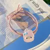 Nuevo estilo trenzado Sanrio cuerda para la cabeza alta elástica linda genial resistente tocado femenino caricatura melody cuerda para el pelo