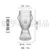 Vaso de Vidro Moderno Simples com Rosto Humano Personalizado para Sala de Estar Decorações Criativas para Bancada Flores e Plantas Verdes Hidropônicas