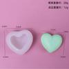 Molde de silicona para velas de aromaterapia con diseño de amor de San Valentín, con piedras de yeso decorativas, para hacer tú mismo, molde para pastel de mousse de amor.