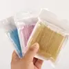 Venta al por mayor de fábrica 7.5cm Bastoncillo de Manicura de Cristal, Accesorios para Uñas Portátiles, Bastoncillo Perforador de Puntos, Bolígrafo de Flor de Puntos, Cortador de Cutículas de Doble Punta