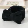 Diadema de Felpa Transfronteriza con Lazo de Terciopelo de Coral Accesorios para el Cabello de Maquillaje para Niñas Lavado Facial Comercio Exterior de Amazon Cinta