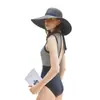 Traje de baño sexy delgado y simple unido europeo y americano transfronterizo para niñas japonesas y coreanas Shen espalda conservador para mujer
