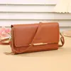 Billetera Nueva para Mujer 2025 Estilo Coreano Gran Capacidad Bolso de Hombro Multifuncional Bolso de Mano Mediano Billetera para Monedas