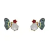 Nuevos pendientes de mariposa vintage 2023 para mujer, aguja de plata 925, diseño de nicho, pendientes de alto sentido, tendencia en joyería, venta al por mayor