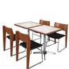 Mesas e cadeiras de restaurante estilo coreano, mesas de jantar feitas de lajes de pedra e azulejos cerâmicos, mesas e cadeiras comerciais para restaurantes, mesas e cadeiras estilo industrial, mesas e cadeiras para cafeteria