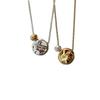 Collar de Cadena para Suéter con Colgante Esférico de Textura Irregular Moda para Mujer Simple de Alta Gama Lujo Ligero Cadena de Clavícula Personalizada