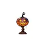 Lámpara de mesa de calabaza de Halloween de resina витраж transfronteriza