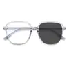 El Mismo Modelo que en Xiaohongshu Se Puede Equipar con Lentes Fotocromáticos de Prescripción para Mujer, Marco Cuadrado Grande Marco para Gafas Protectoras Anti-Luz Azul B