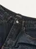 Shorts de Mezclilla Desgastados Estilo Retro Americano Nanxia Nuevo Estilo Verano para Hombre, Pantalones Rectos Holgados de Cinco Puntos, Pantalones Versátiles de Moda