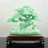 Yiwu nueva resina imitación jade azul hielo árbol de la fortuna decoración creativa para el hogar decoración de mueble de TV para el hogar regalo