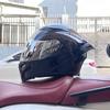 Casco de motocicleta Jiekai Big Tail con auriculares Bluetooth para hombre, vehículo eléctrico de cuatro estaciones, seguridad para conducir motocicletas