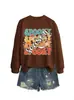 Temporada espeluznante Amazon eBay sitio independiente moda casual mujer otoño e invierno nuevo sudadera de manga larga