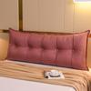 Almohada de Cama Americana Color Café Marrón Cojín de Noche para Habitación Cama Tatami Respaldo de Sofá Bolsa Larga Suave Correas Extraíbles y Lavables