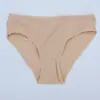 Procesamiento y Personalización de Ropa Interior de Algodón Puro de 40 Hilos para Mujer, Bragas de Talle Medio para Mujer Talla Grande, Ropa Interior Transpirable de Color Puro Transfronteriza