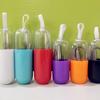 Embalagem Criativa Mini Armazenamento Tubo de Pílula Cabo de Dados USB Headphone Pen Drive Produto Digital Cápsula Tubo Transparente