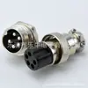 Soquete de Aviação Le Niu Plug GX16 Plug DF16 Macho Assento Macho M16 Conjunto de Plugue de Painel com Soquete de 6 Pinos