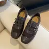 Zapatos Mary Jane retro franceses de doble hebilla para mujer, nuevos zapatos casuales de otoño 2026, zapatos individuales de leopardo para mujer con suela blanda