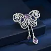 Nuevo Broche de Mariposa Hada Hueco de Lujo Gama Alta Accesorios para Vestidos de Banquete de Gama Alta