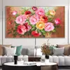 Ponto Cruz Peônia 2024 Nova Linha Bordado Grande Sala de Estar Quarto Florais Elegantes Bordado Próprio Dropshipping