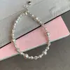 Pulseira Manta Pérola Rosa de Alto Padrão Francês para Mulheres 2026 Novo Estilo Brilhante Contas Redondas Joia de Mão Exquisita Versátil