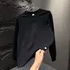 2026 Camiseta de Manga Larga Casual Versátil de Peso Pesado Otoño Nueva Cuello Redondo para Hombre Diseño Versátil Capa Base Suéter