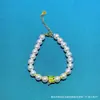 Nova Pulseira de Contas com Concha de Borboleta Cloisonné com Corrente Ajustável, Moda Vintage de Nicho, Novo Estilo Joias Personalizadas Venda Direta no Atacado