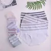 Buscando Calzones de Algodón Lisos Sin Costuras de Talla Grande Hechos de Fábrica con Sensación de Segunda Piel, Jacquard que No Marca, Ropa Interior para Mujer de Cintura Media