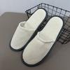 Pantuflas Desechables de Hotel, Pantuflas de Verano de Algodón y Lino con Suela de Lona Antideslizante, Hotel Salón de Belleza B&B Hospitalidad al por Mayor