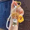 Llavero de Chica de Cabello Largo y Ondulado Creativo de Dibujos Animados Lindo Exquisito Adorno para Correa de Teléfono Colgante de Bolso Pequeño Regalo