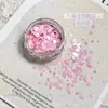 Brillo para Uñas Mixto Tamaño Punto Macaron, Artículo Popular de Celebridad de Internet, Punto de Ola Láser Iridiscente Súper Brillante, Brillo de Uñas Colorido