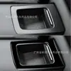 Adecuado para 05-12 BMW serie 3 antigua E90 E90 panel de decoración de marco de almacenamiento trasero color negro piano pegatinas